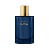 Davidoff Cool Elixir perfume bottle with gold cap and gold lettering.