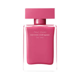 Narciso Rodriguez for her Fleur Musc perfume bottle with pink liquid.