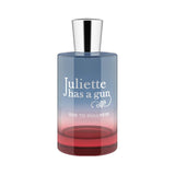 Juliette Has A Gun Ode to Dullness perfume bottle with blue and red gradient glass.