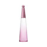 L'Eau d'Issey Solar Violet perfume bottle with a pink gradient.