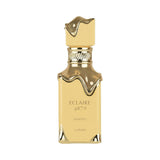 Eclaire Banoffi perfume bottle with gold accents.
