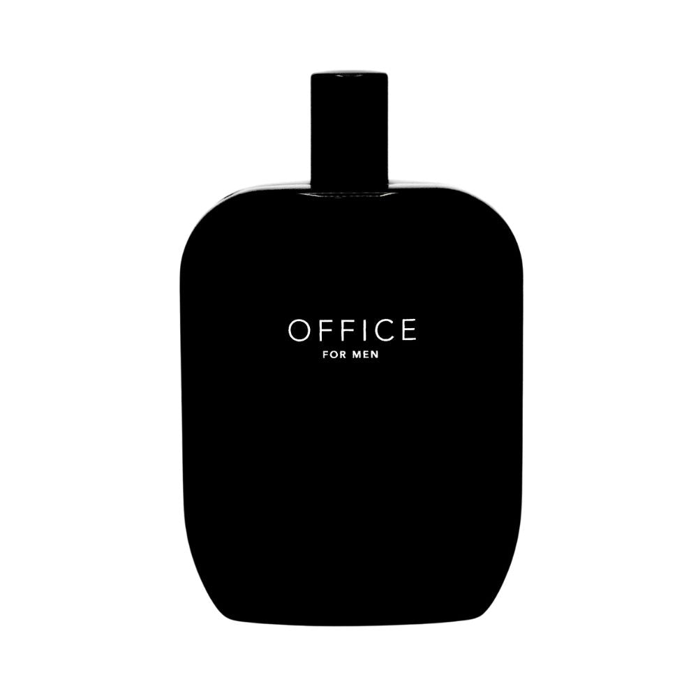 Black bottle of OFFICE FOR MEN fragrance.